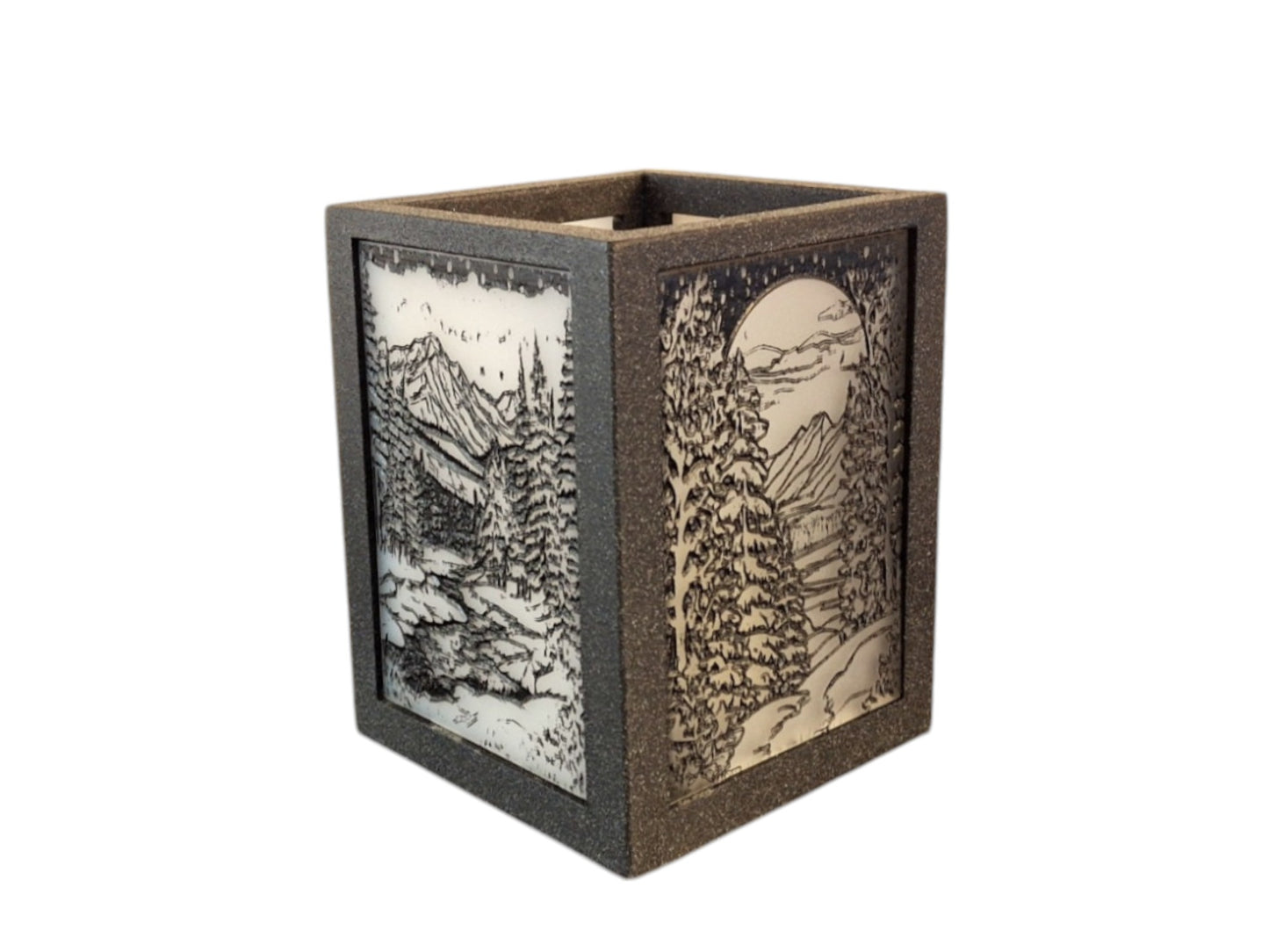Acrylic Winter Votive