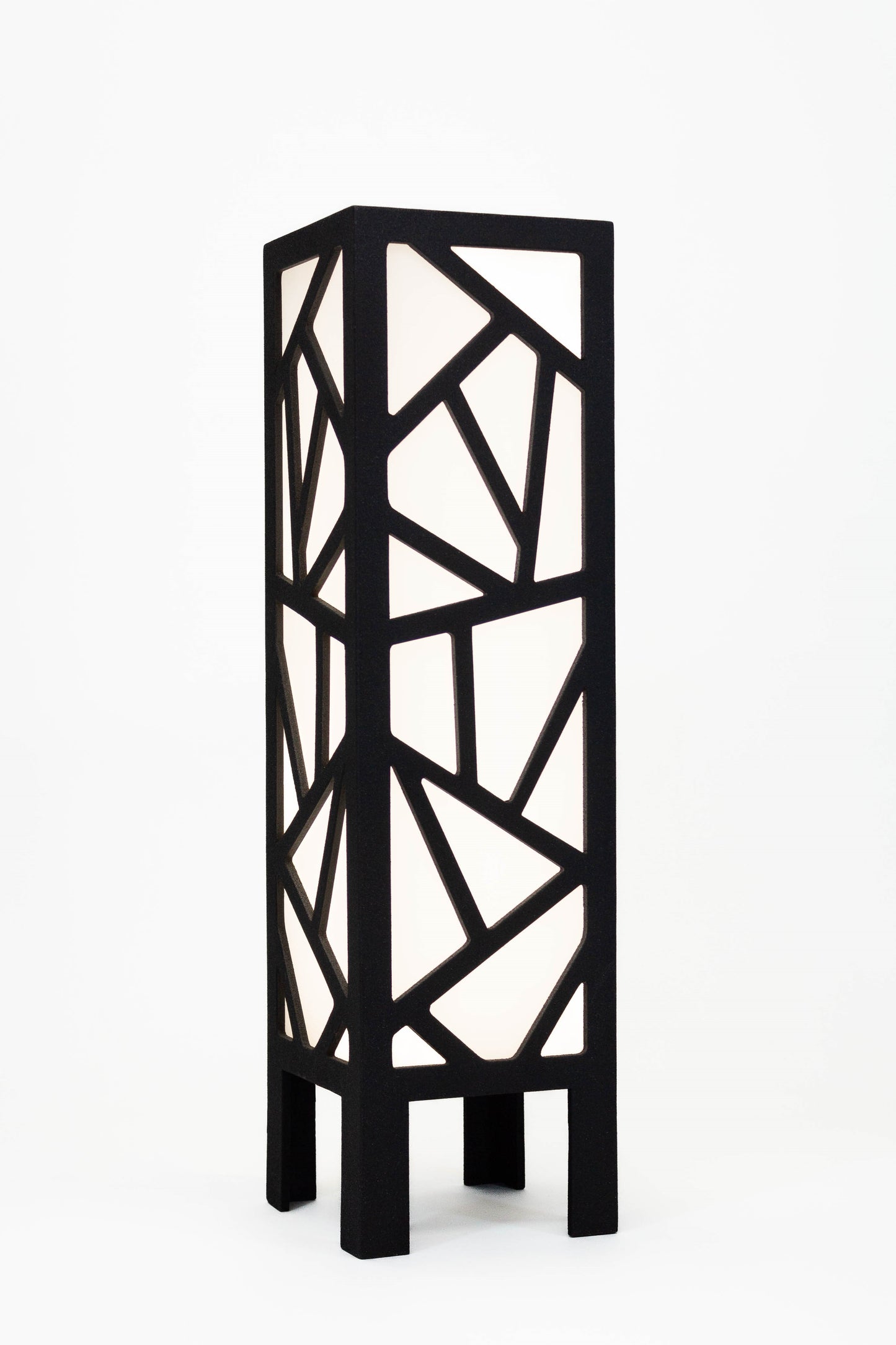 Black Abstract Table Lamp