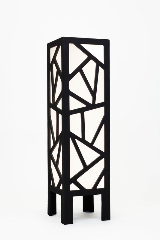 Black Abstract Table Lamp