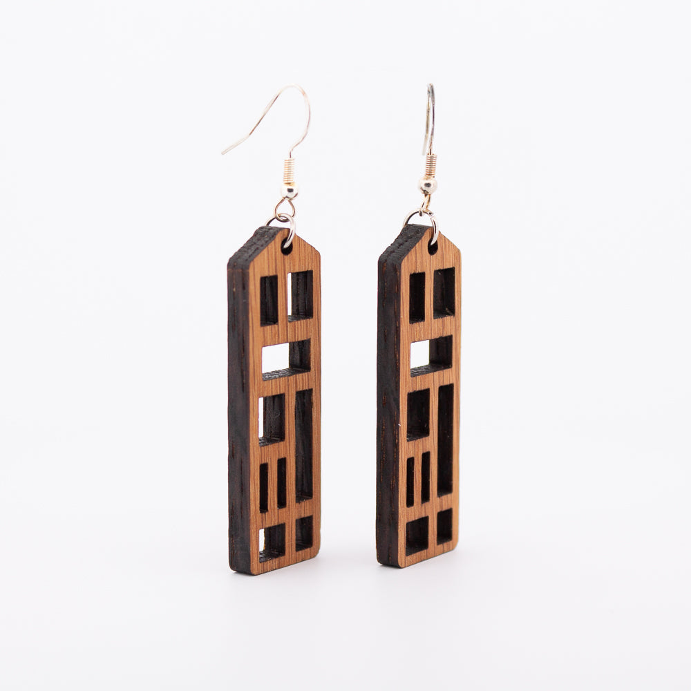 Abstract Square Earrings