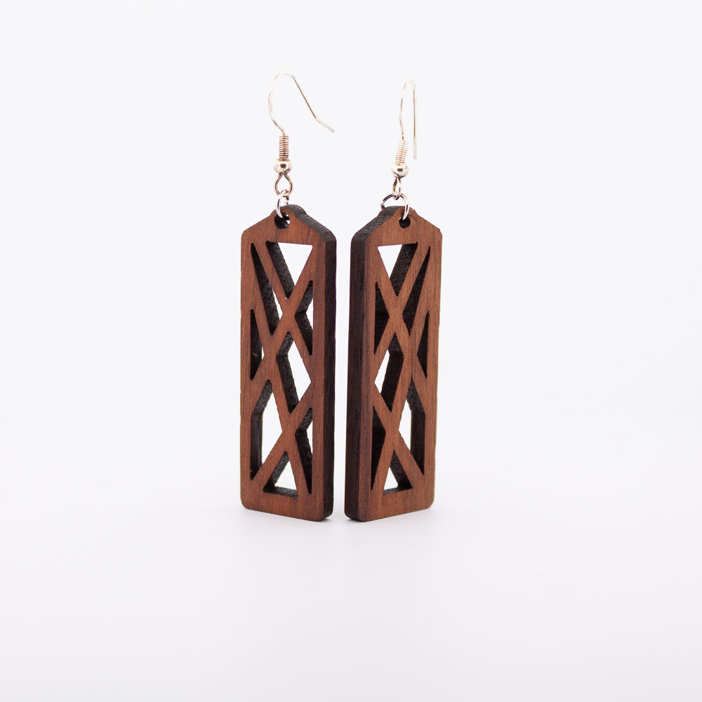 Abstract Triangle Earrings