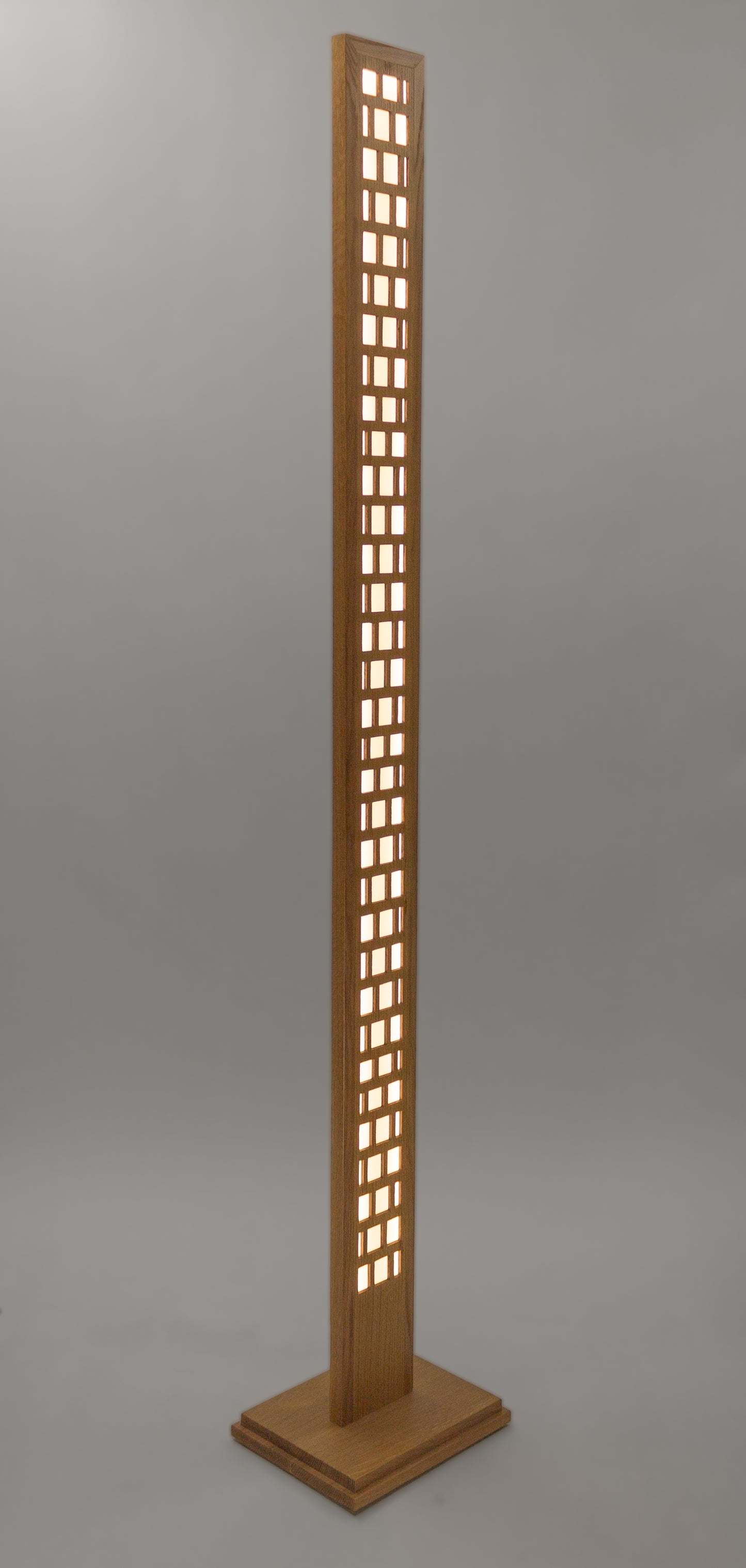 Single Panel Framework Floor Lamp