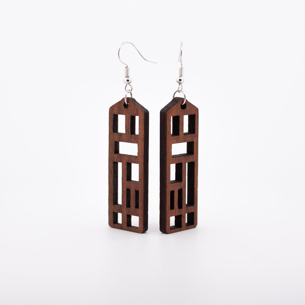 Abstract Square Earrings