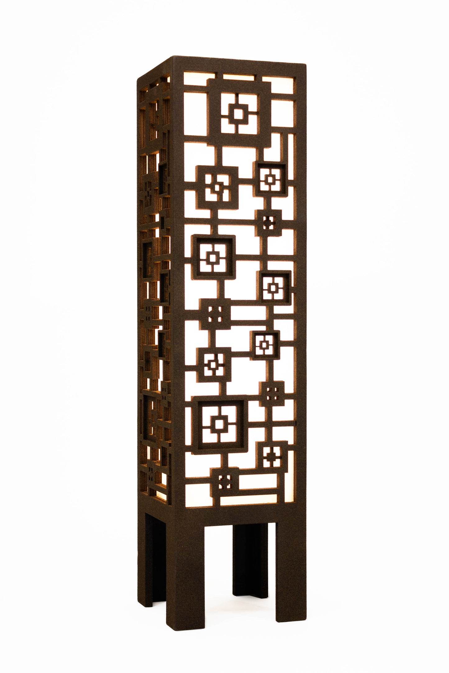 Layered Square Table Lamp