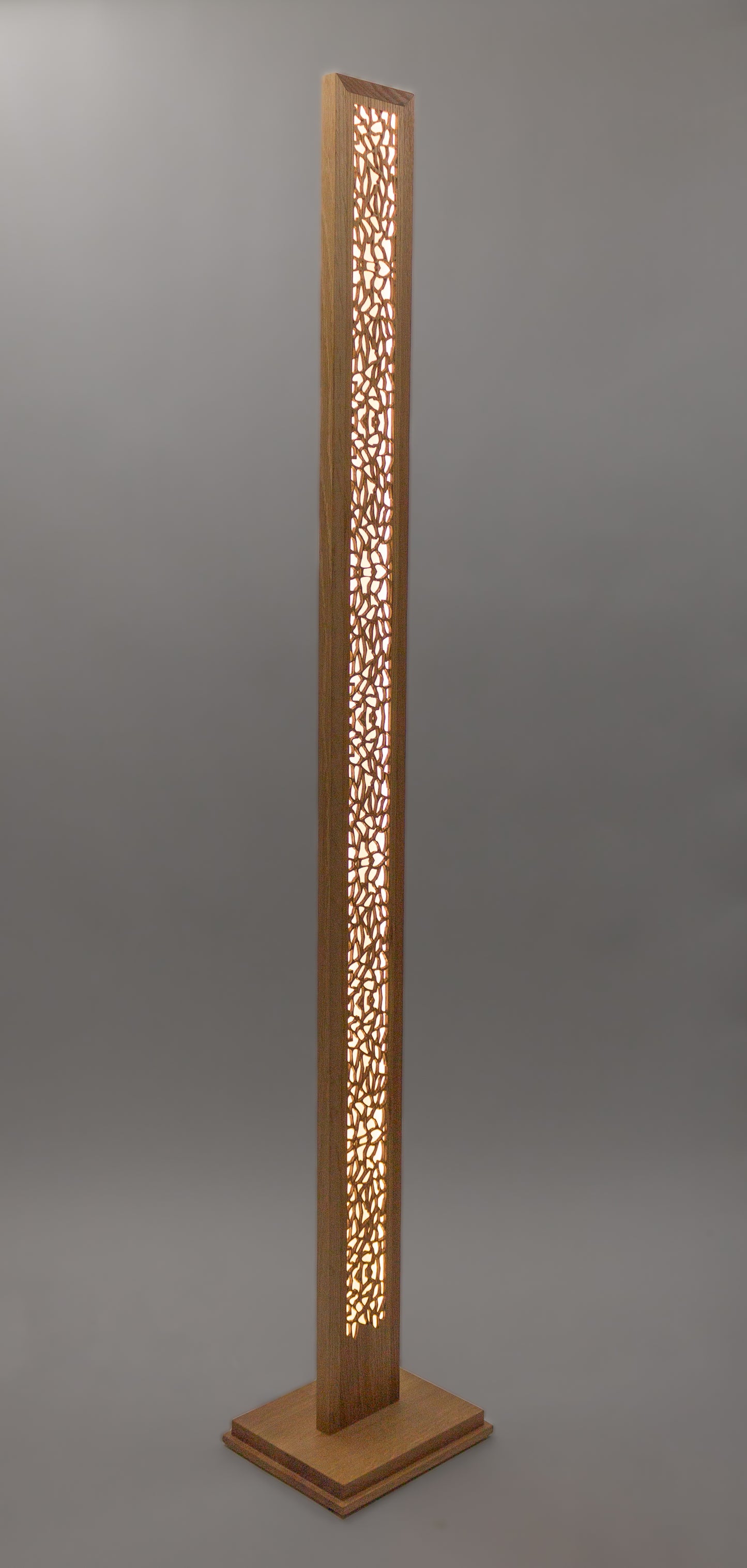 Single Panel Web Floor Lamp