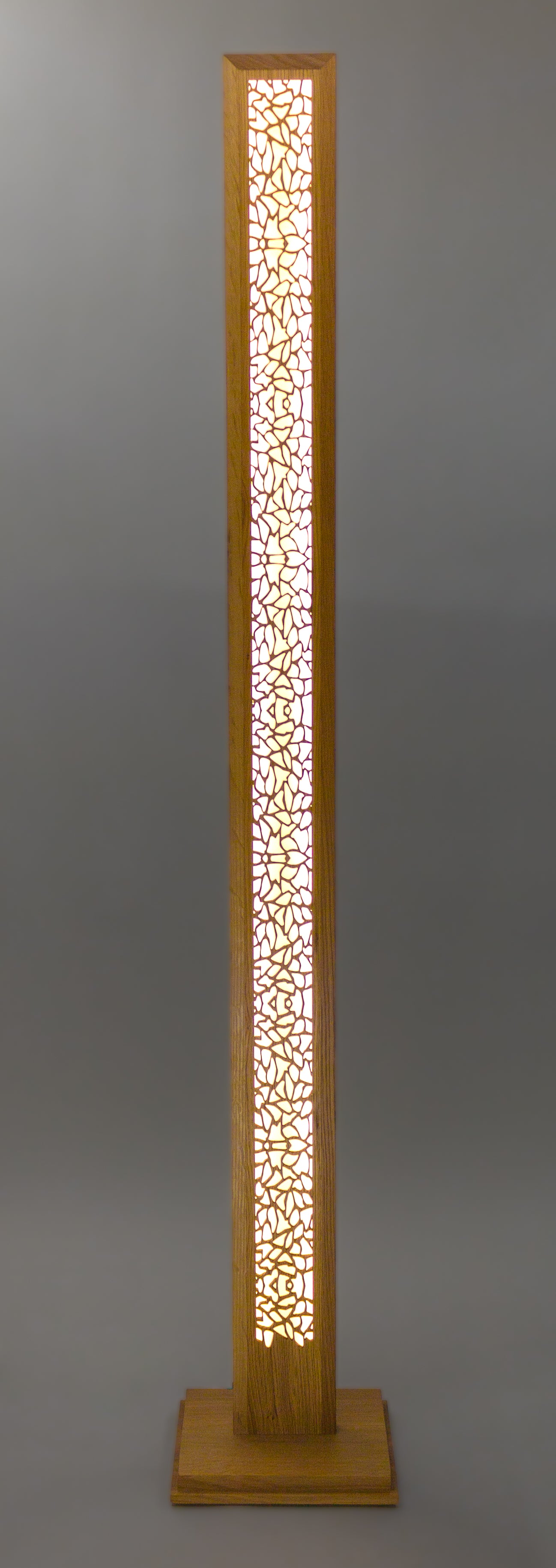 Single Panel Web Floor Lamp