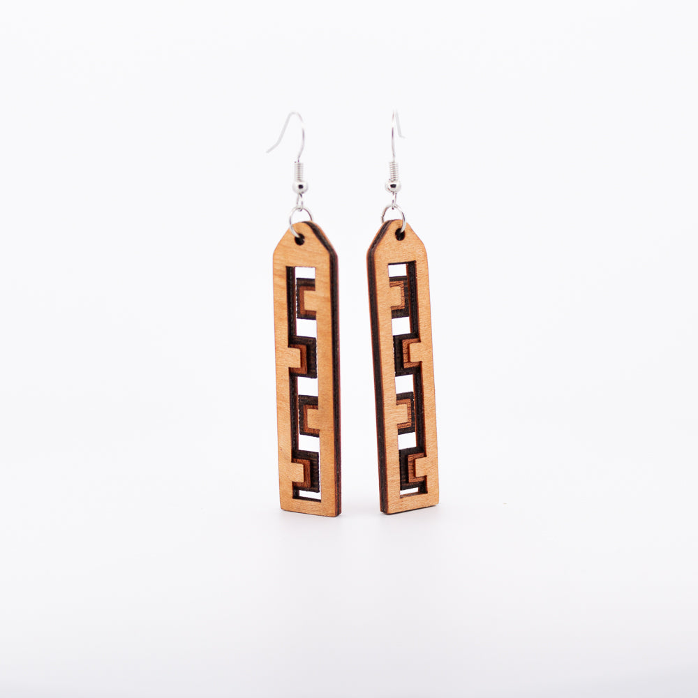 Layered Zig Zag Earrings