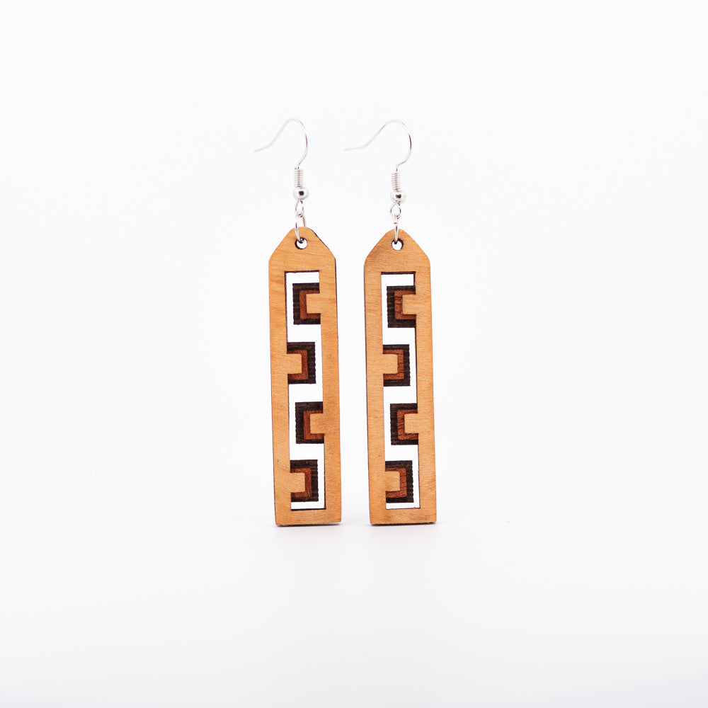 Layered Zig Zag Earrings