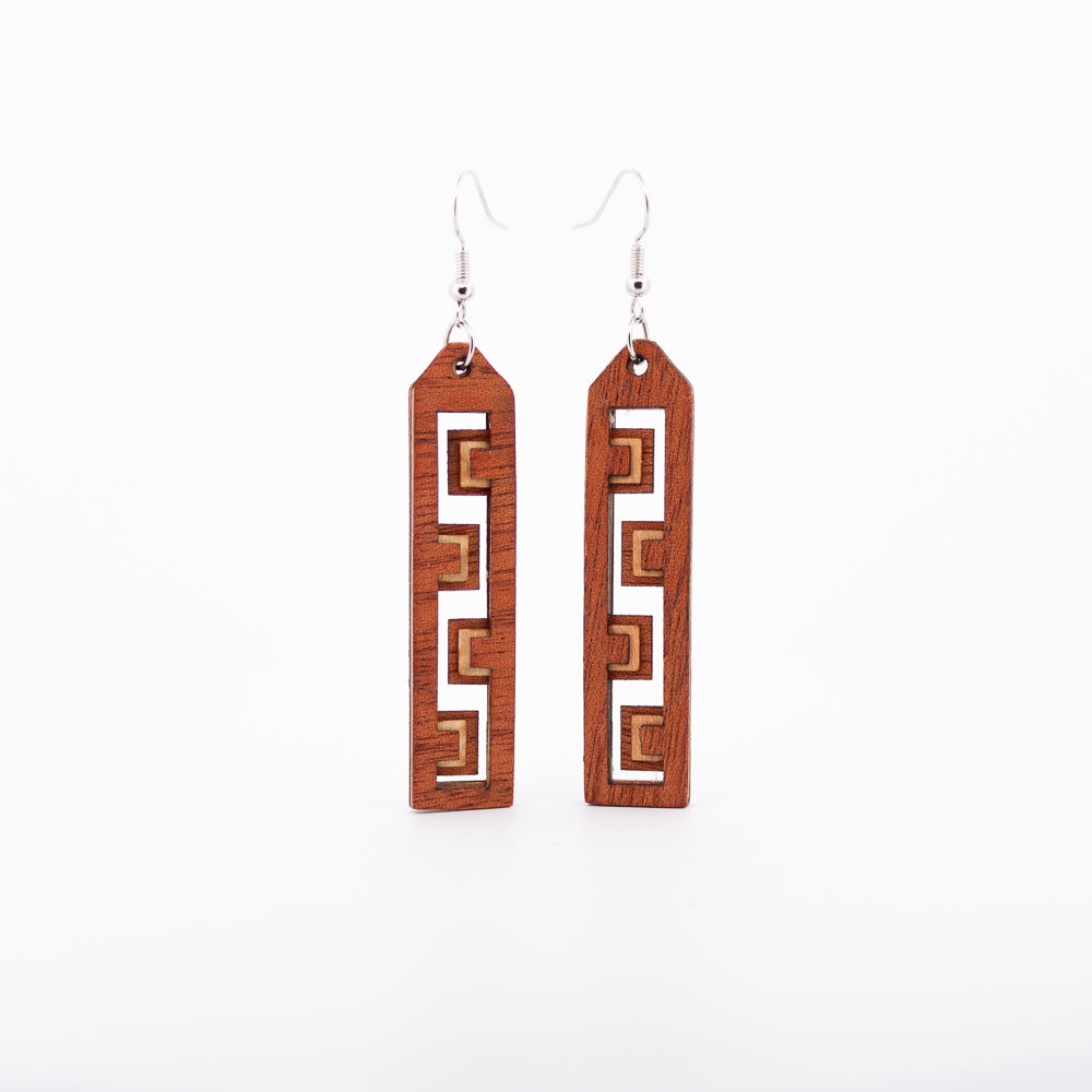 Layered Zig Zag Earrings