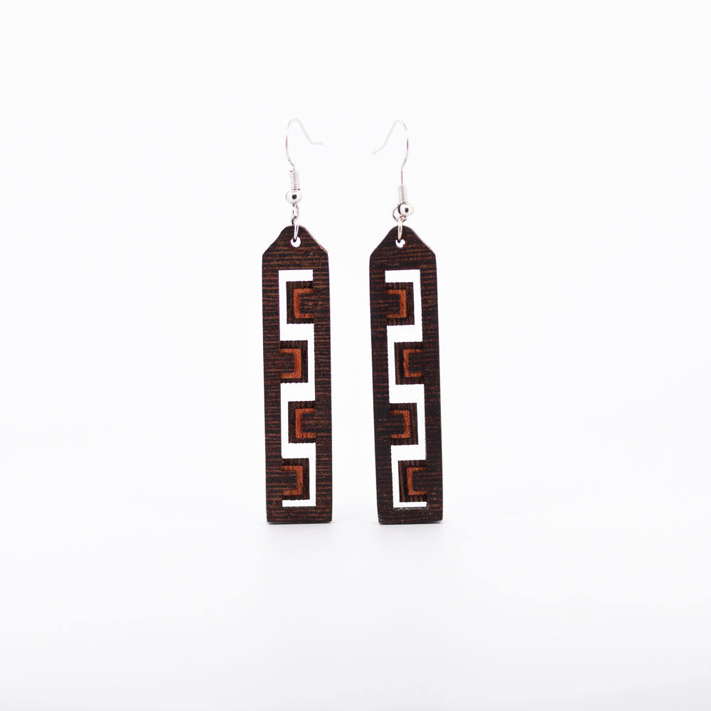 Layered Zig Zag Earrings