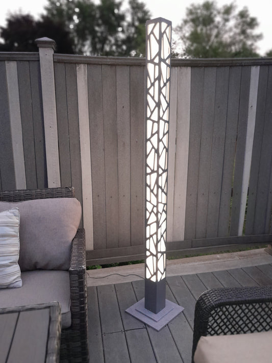 Outdoor Geometric Floor Lamp