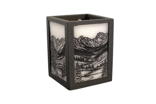 Acrylic Winter Votive