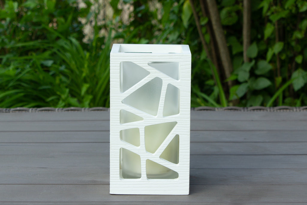Outdoor Geometric Candleholder - By Julius