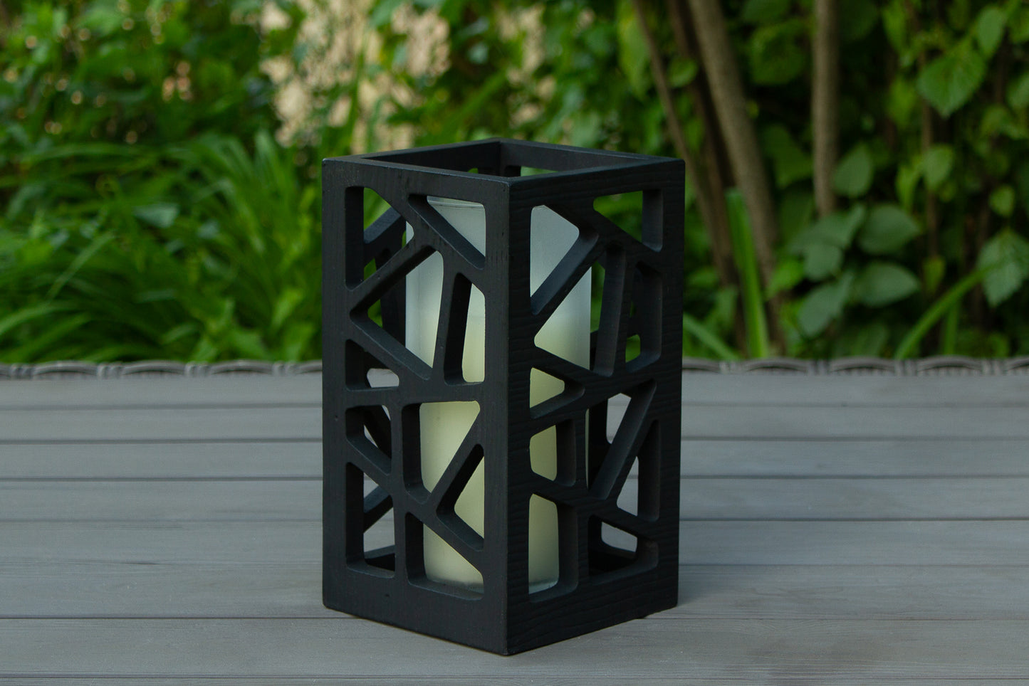 Outdoor Geometric Candleholder - By Julius